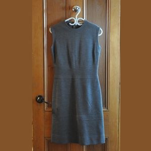 Vintage Sheath Dress Wool Silk Blend Size Small